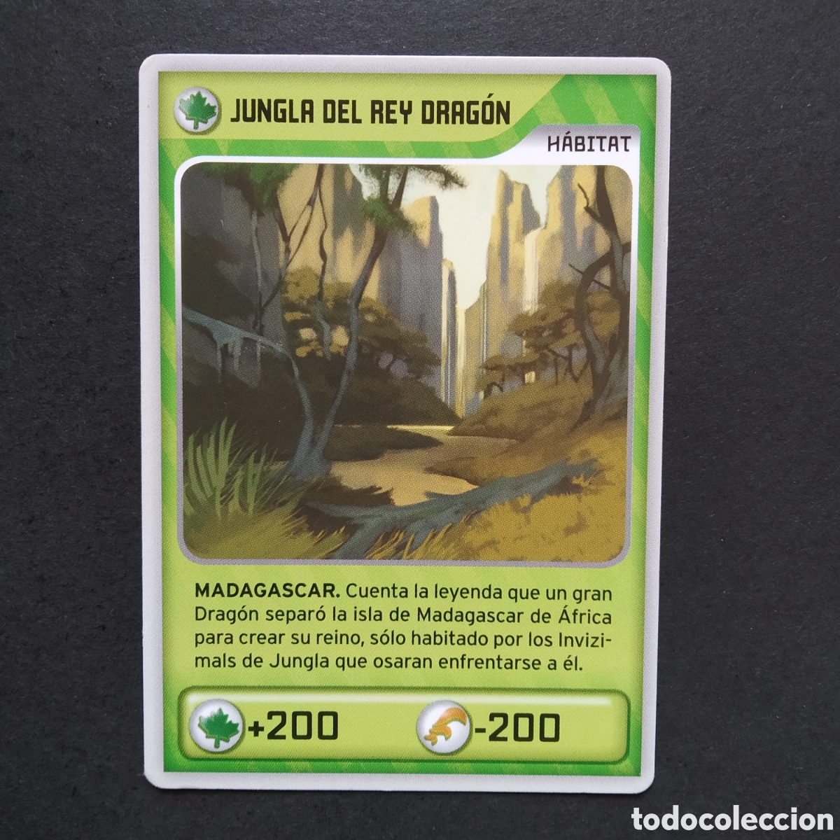 Coleccionismo cromos antiguos: CROMO - N&ordm; 448 - JUNGLA DEL REY DRAG&Oacute;N - INVIZIMALS, DESAFIOS OCULTOS - PANINI - A&Ntilde;O 2013