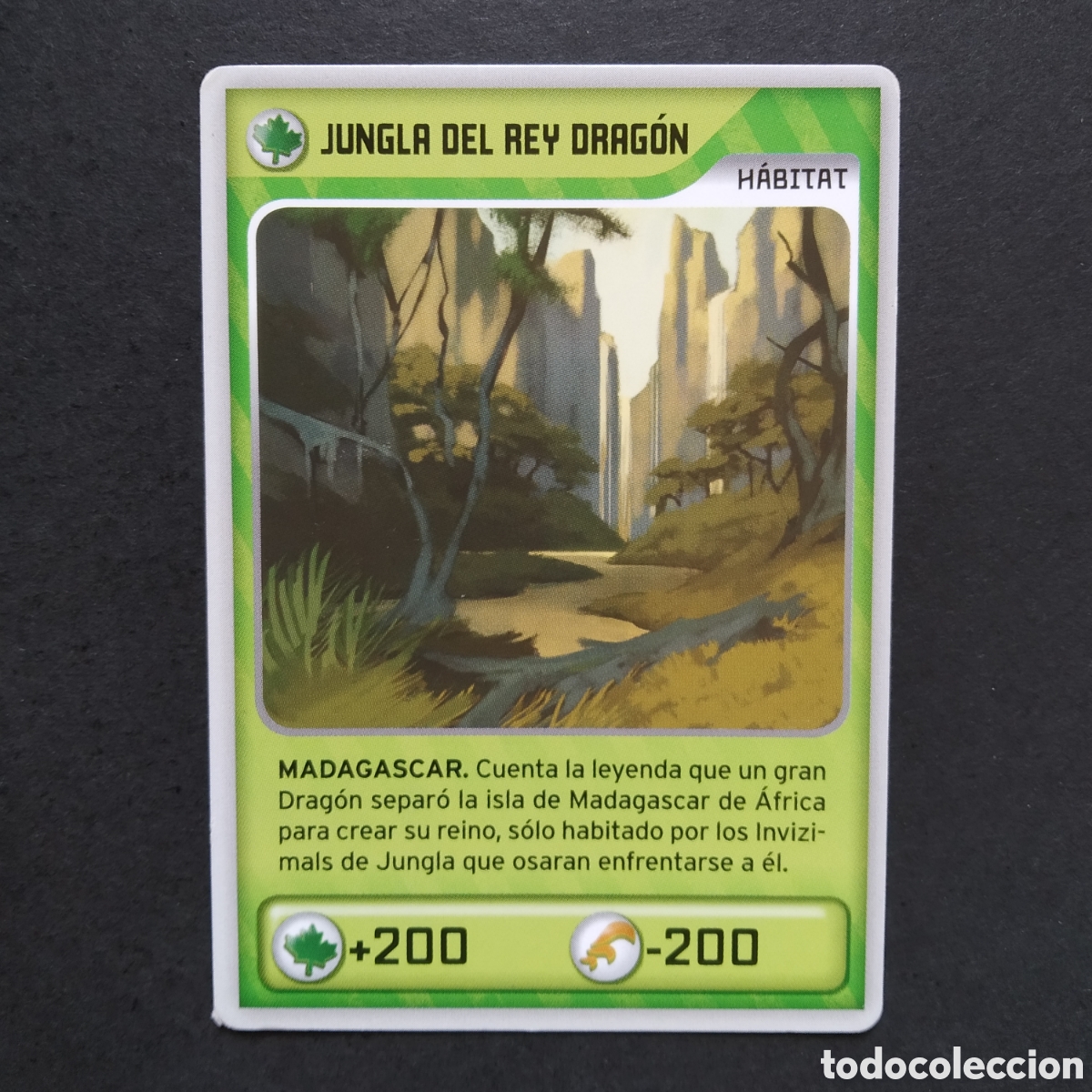 Coleccionismo cromos antiguos: CROMO - N&ordm; 448 - JUNGLA DEL REY DRAG&Oacute;N - INVIZIMALS, DESAFIOS OCULTOS - PANINI - A&Ntilde;O 2013