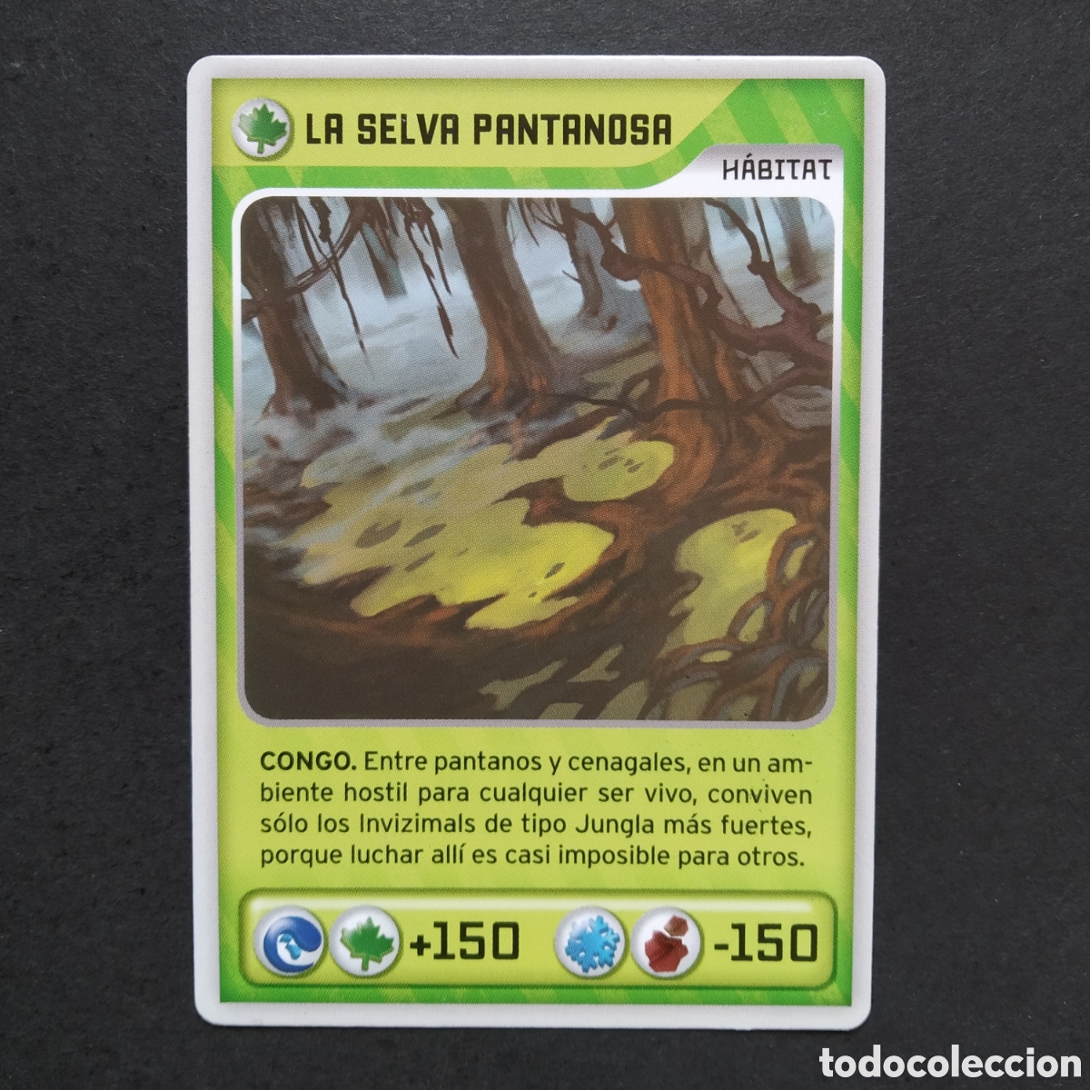 Coleccionismo cromos antiguos: CROMO - N&ordm; 449 - LA SELVA PANTANOSA - INVIZIMALS, DESAFIOS OCULTOS - PANINI - A&Ntilde;O 2013