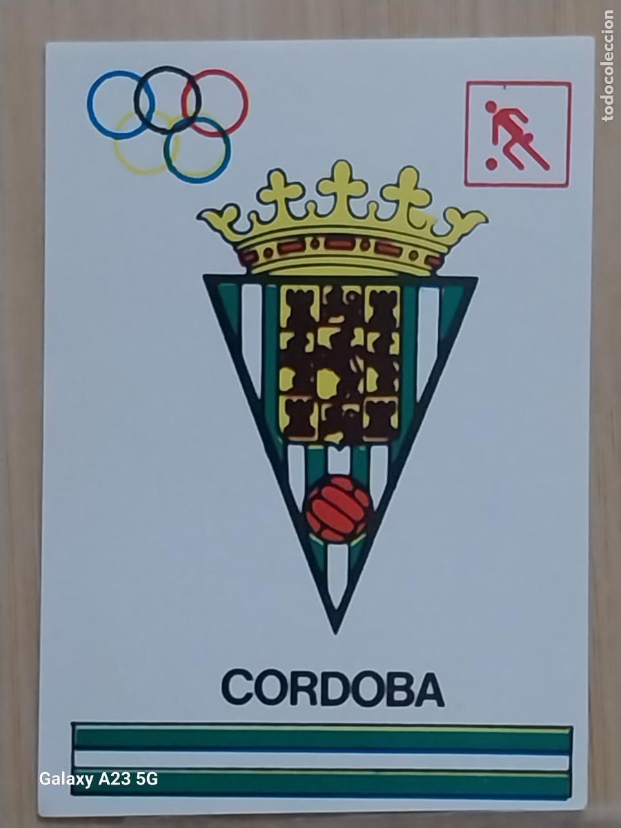 Coleccionismo cromos antiguos: CORDOBA . -**- BARCELONA 92 OLIMPIADAS CROMO ORIGINAL SIN PEGAR NUNCA 6.9X4.85CMS ADHESIVO