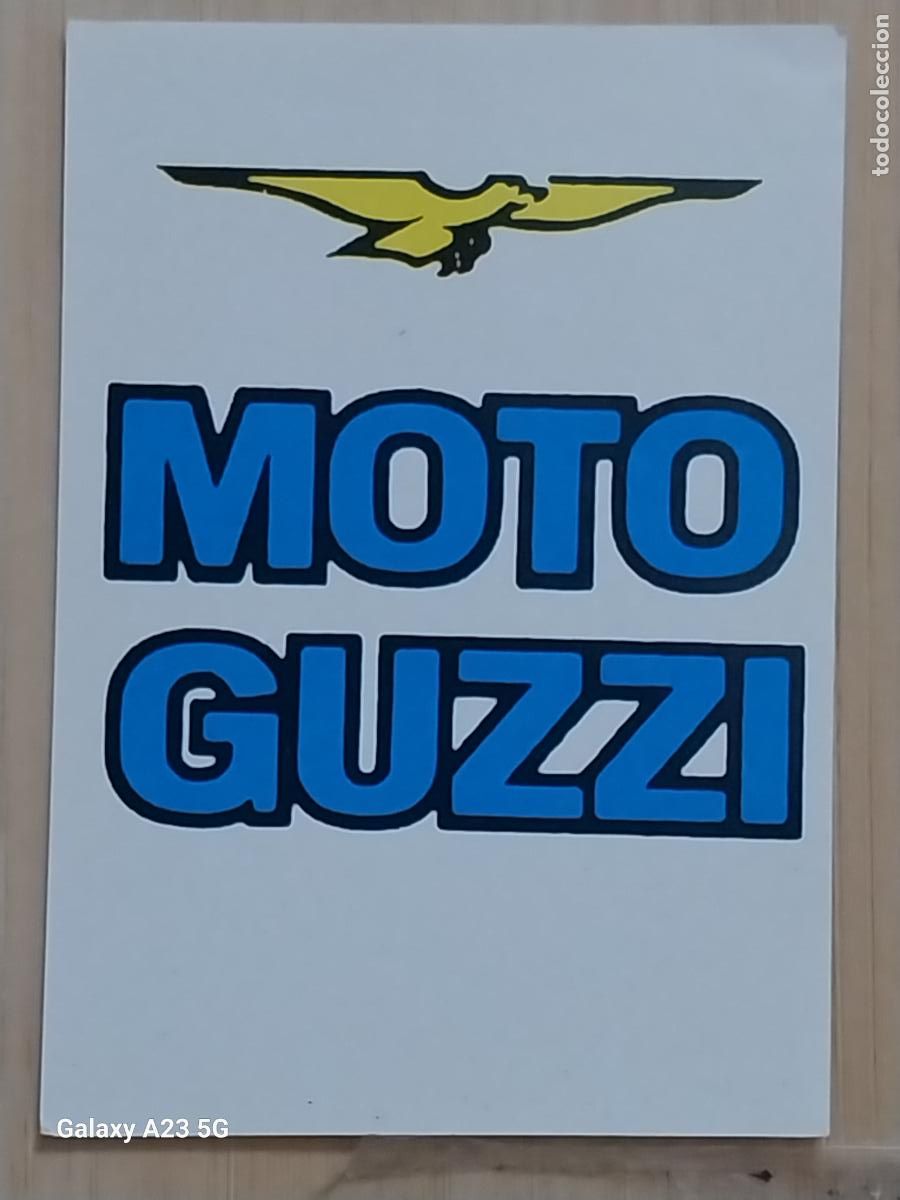 Coleccionismo cromos antiguos: MOTO GUZZI . -**- BARCELONA 92 OLIMPIADAS CROMO ORIGINAL SIN PEGAR NUNCA 6.9X4.85CMS ADHESIVO