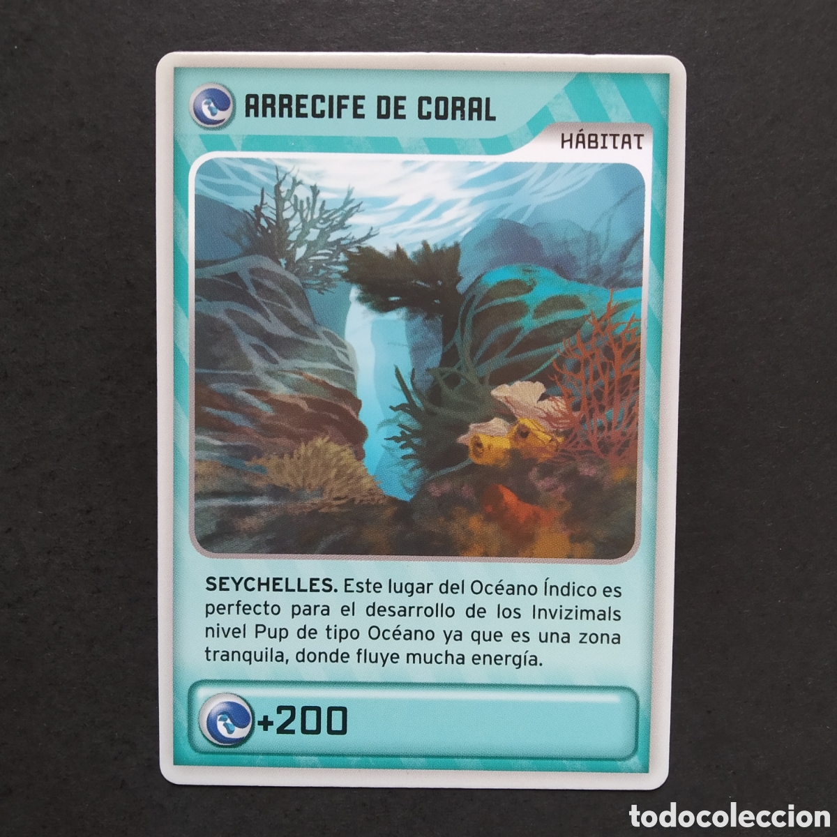 Coleccionismo cromos antiguos: CROMO - N&ordm; 451 - ARRECIFE DE CORAL - INVIZIMALS, DESAFIOS OCULTOS - PANINI - A&Ntilde;O 2013