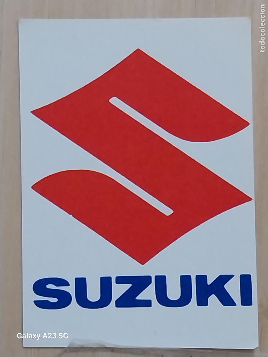 Coleccionismo cromos antiguos: SUZUKI MOTO . -**- BARCELONA 92 OLIMPIADAS CROMO ORIGINAL SIN PEGAR NUNCA 6.9X4.85CMS ADHESIVO