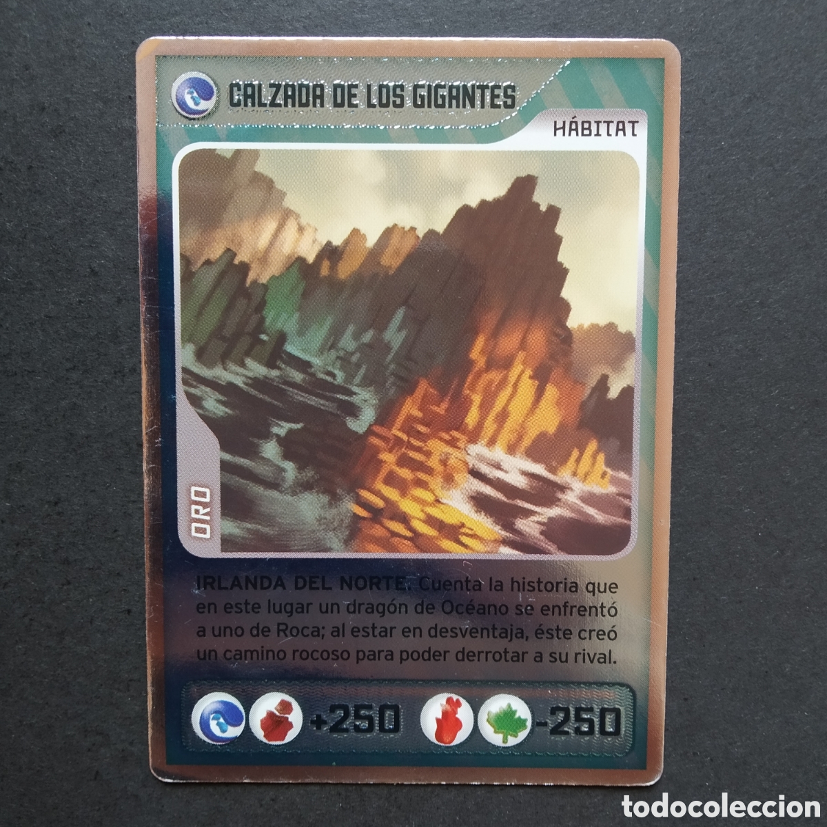 Coleccionismo cromos antiguos: CROMO - N&ordm; 452 - CALZADA DE LOS GIGANTES - INVIZIMALS, DESAFIOS OCULTOS - PANINI - A&Ntilde;O 2013