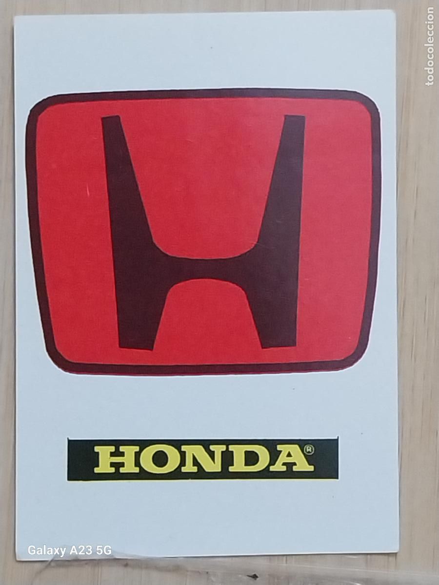 Coleccionismo cromos antiguos: HONDA . -**- BARCELONA 92 OLIMPIADAS CROMO ORIGINAL SIN PEGAR NUNCA 6.9X4.85CMS ADHESIVO