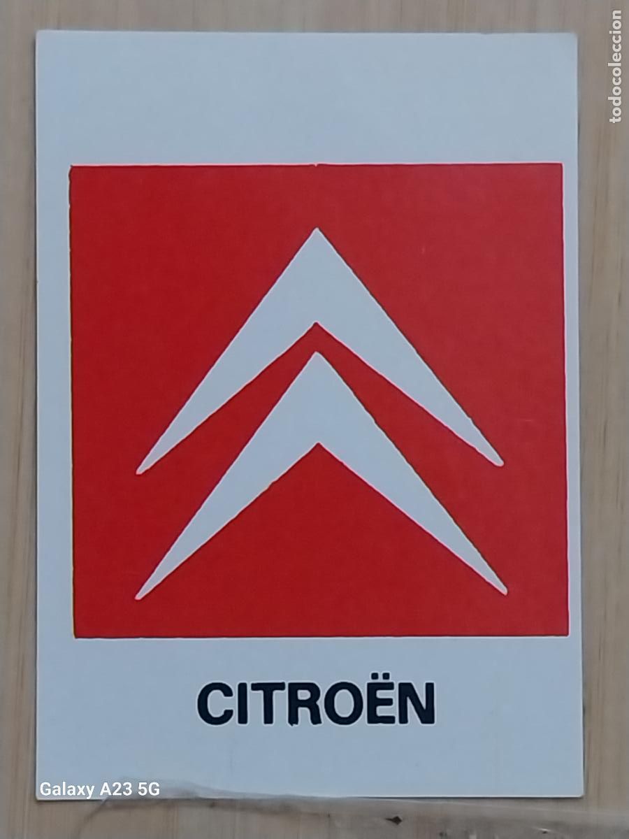Coleccionismo cromos antiguos: CITROEN . -**- BARCELONA 92 OLIMPIADAS CROMO ORIGINAL SIN PEGAR NUNCA 6.9X4.85CMS ADHESIVO