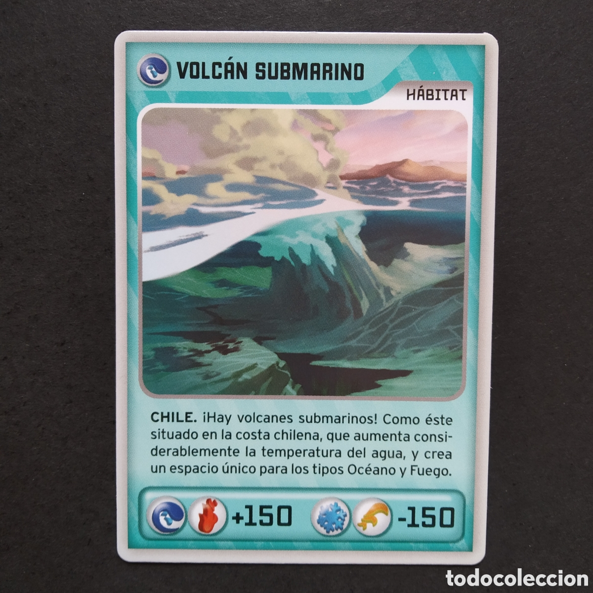 Coleccionismo cromos antiguos: CROMO - N&ordm; 456 - VOLC&Aacute;N SUBMARINO - INVIZIMALS, DESAFIOS OCULTOS - PANINI - A&Ntilde;O 2013