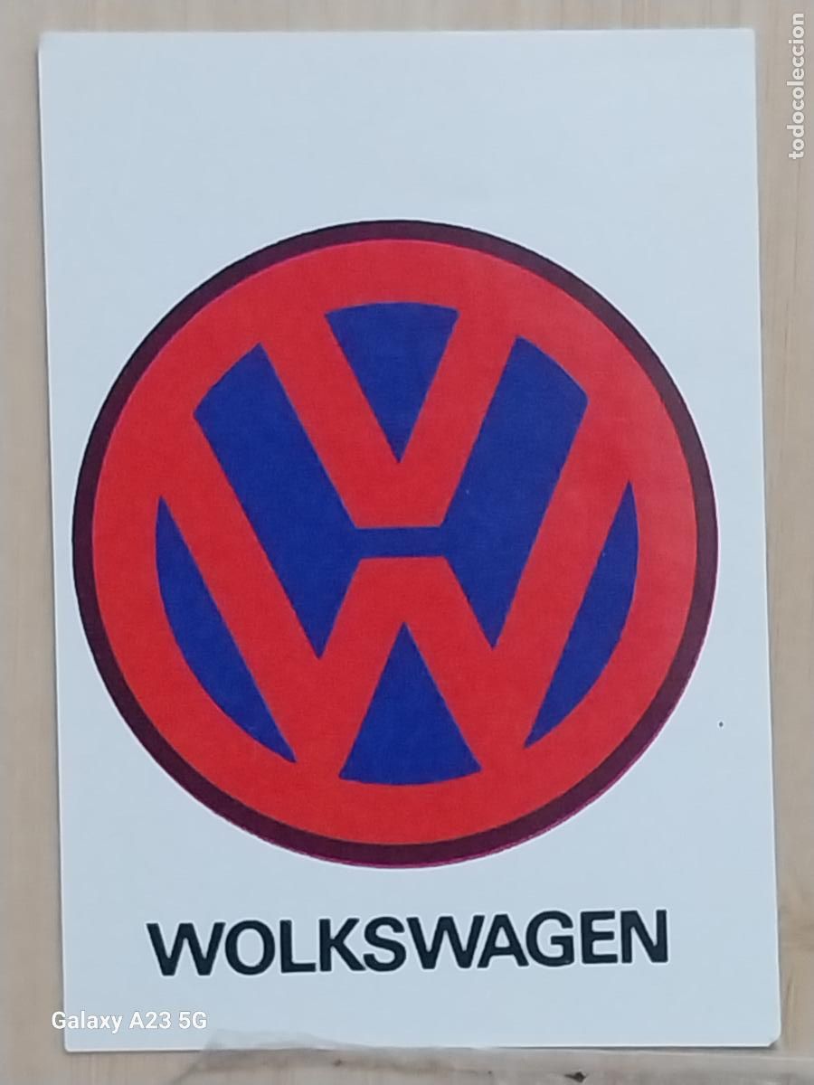 Coleccionismo cromos antiguos: VOLKSWAGEN . -*-*- BARCELONA 92 OLIMPIADAS CROMO ORIGINAL SIN PEGAR NUNCA 6.9X4.85CMS ADHESIVO