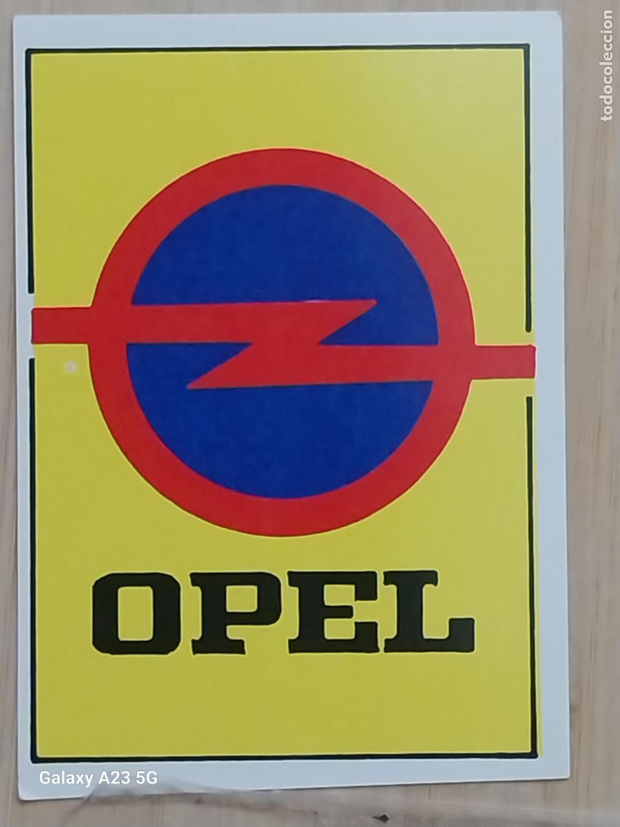 Coleccionismo cromos antiguos: OPEL ... -*-*- BARCELONA 92 OLIMPIADAS CROMO ORIGINAL SIN PEGAR NUNCA 6.9X4.85CMS ADHESIVO