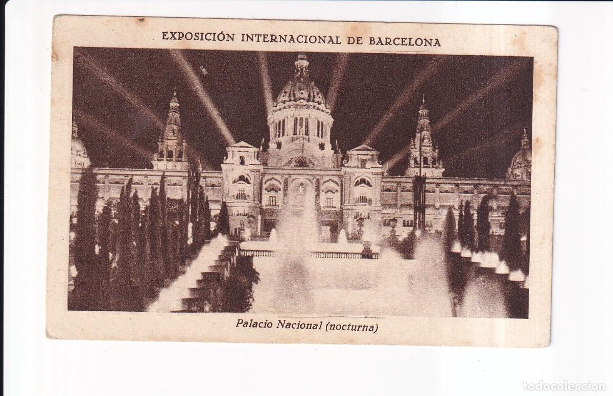 Coleccionismo cromos antiguos: EXPOSICION INTERNACIONAL DE BARCELONA : SERIE: EXPOSICION, N&ordm; 10 , PALACIO NACIONAL : CHOCO. JUNCOSA