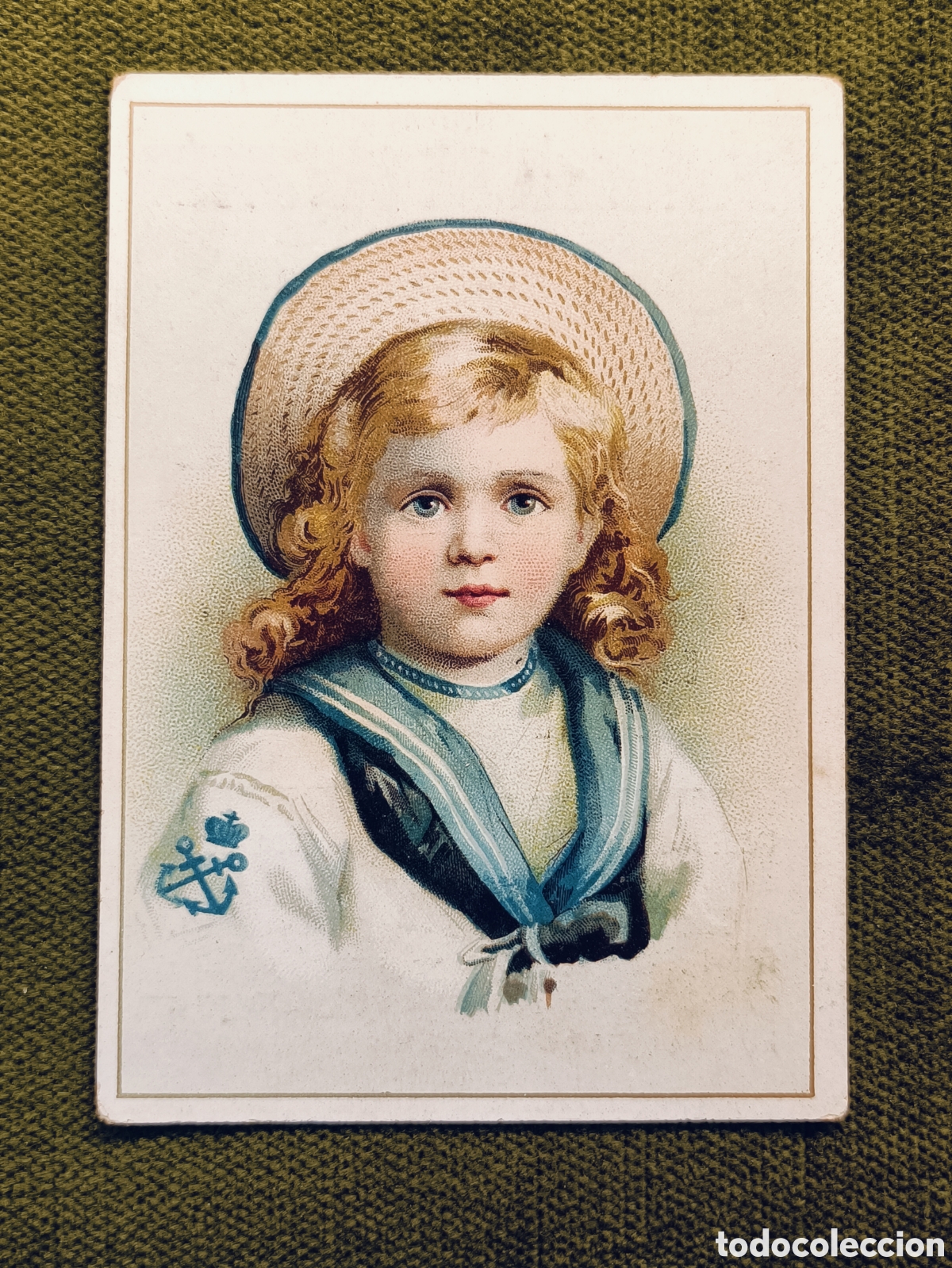 Coleccionismo cromos antiguos: ANTIGUO Y MUY RARO CROMO . DESTILERIA DE SAN JOSE . MIRAFLORES DEL PALO . MALAGA . 10&times;7 CM