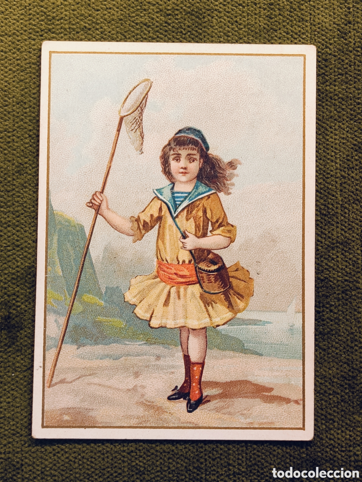 Coleccionismo cromos antiguos: ANTIGUO Y MUY RARO CROMO . DESTILERIA DE SAN JOSE . MIRAFLORES DEL PALO . MALAGA . 10&times;7 CM