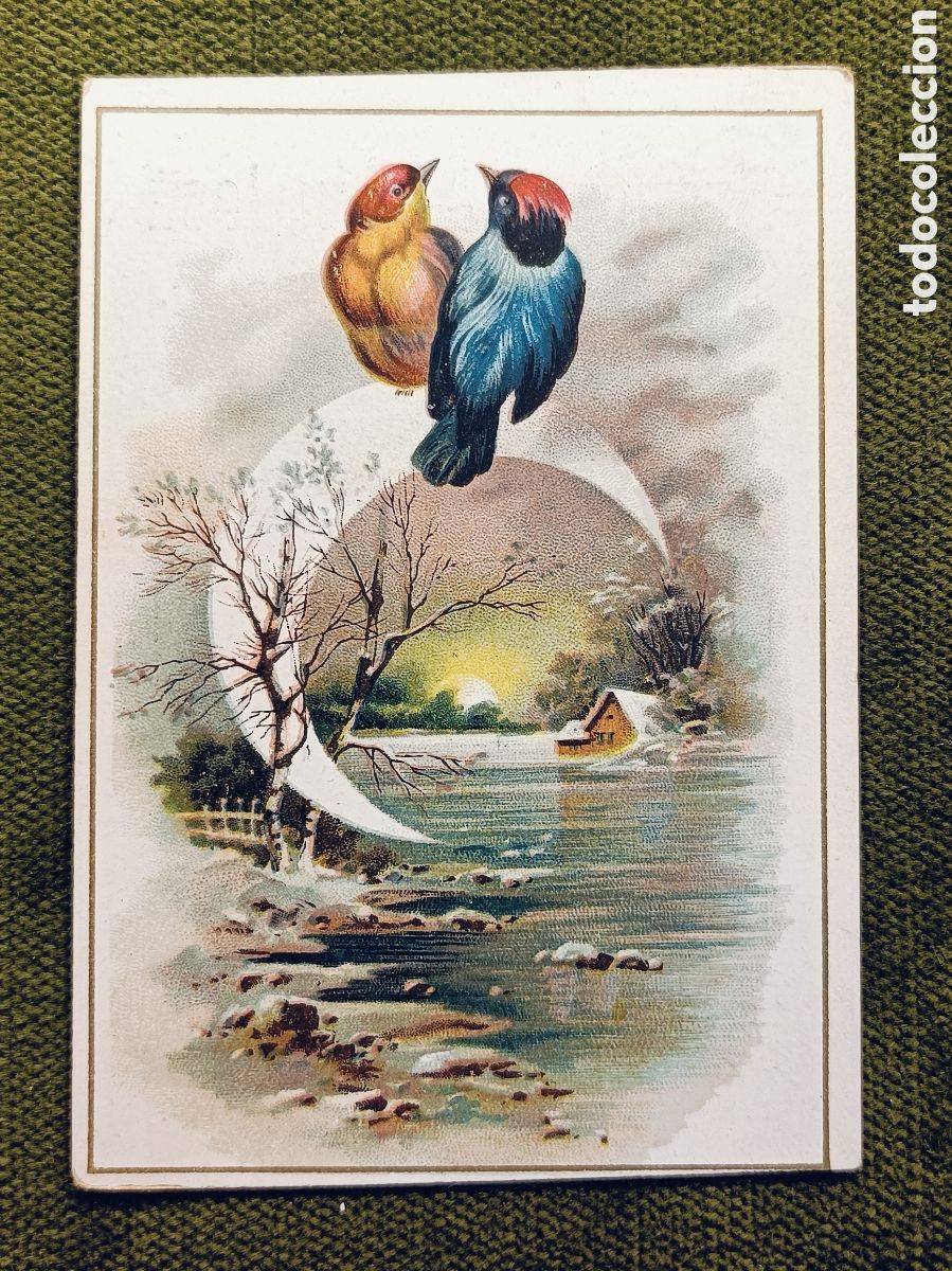 Coleccionismo cromos antiguos: ANTIGUO Y MUY RARO CROMO . DESTILERIA DE SAN JOSE . MIRAFLORES DEL PALO . MALAGA . 10&times;7 CM