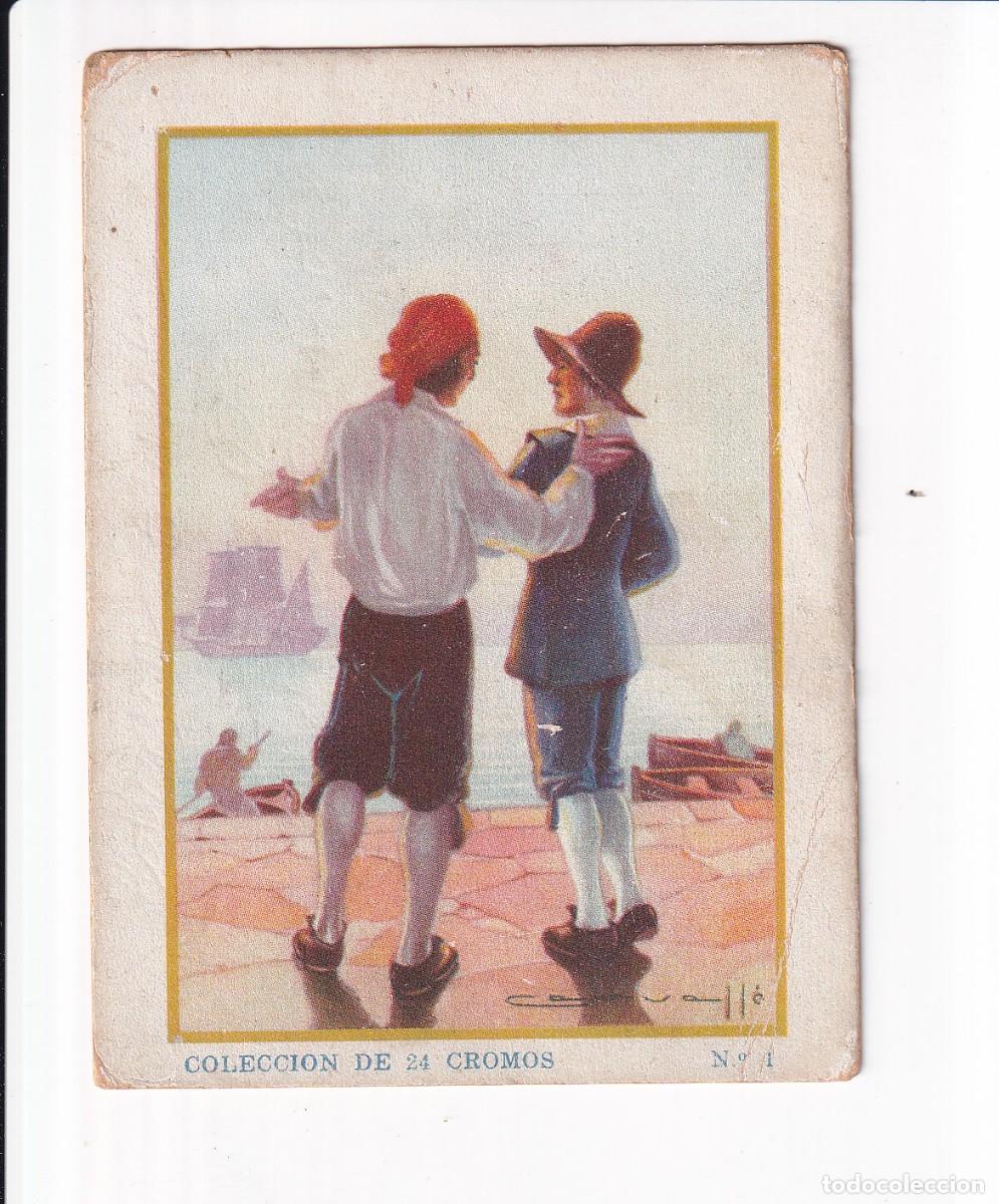 Coleccionismo cromos antiguos: ROBINSON CRUSOE : NUMERO 1 , CHOCOLATES SELECTOS EVARISTO JUNCOSA PA&Ntilde;ELLA