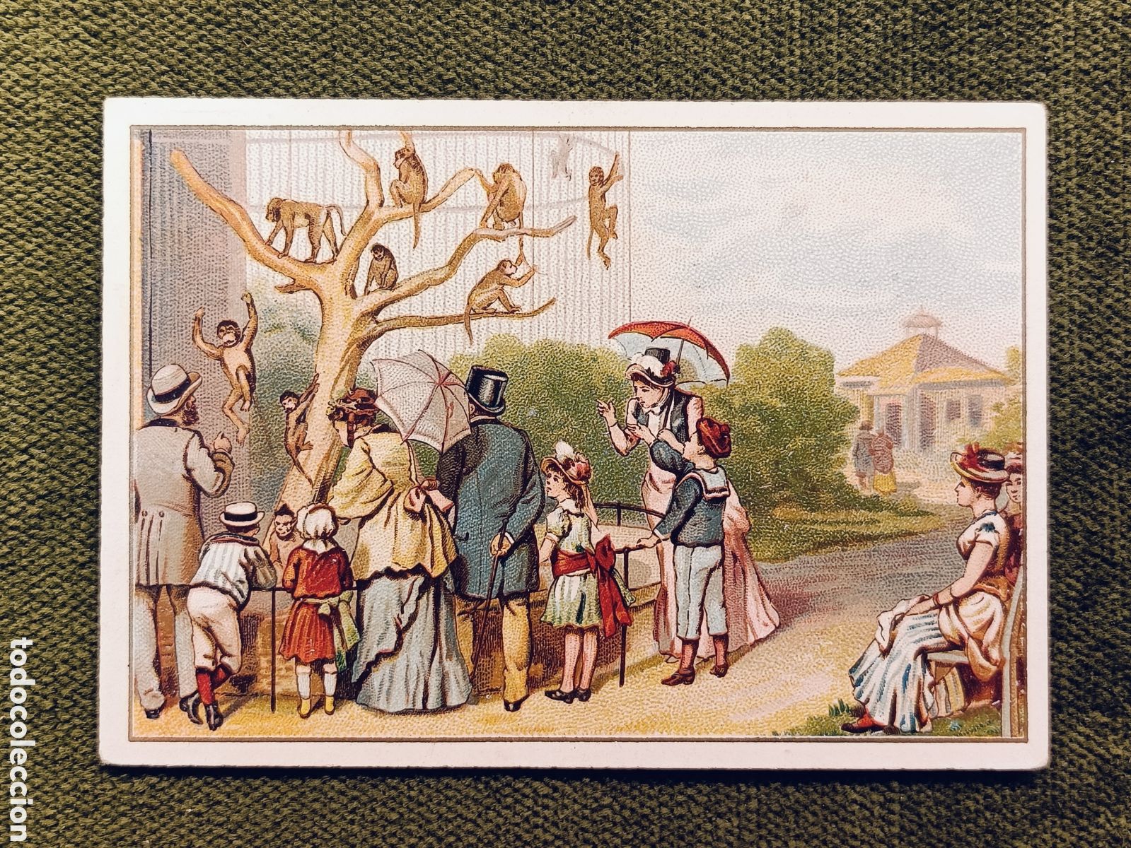 Colecionismo Cromos antigos: ANTIGUO Y MUY RARO CROMO . DESTILERIA DE SAN JOSE . MIRAFLORES DEL PALO . MALAGA . 10&times;7 CM