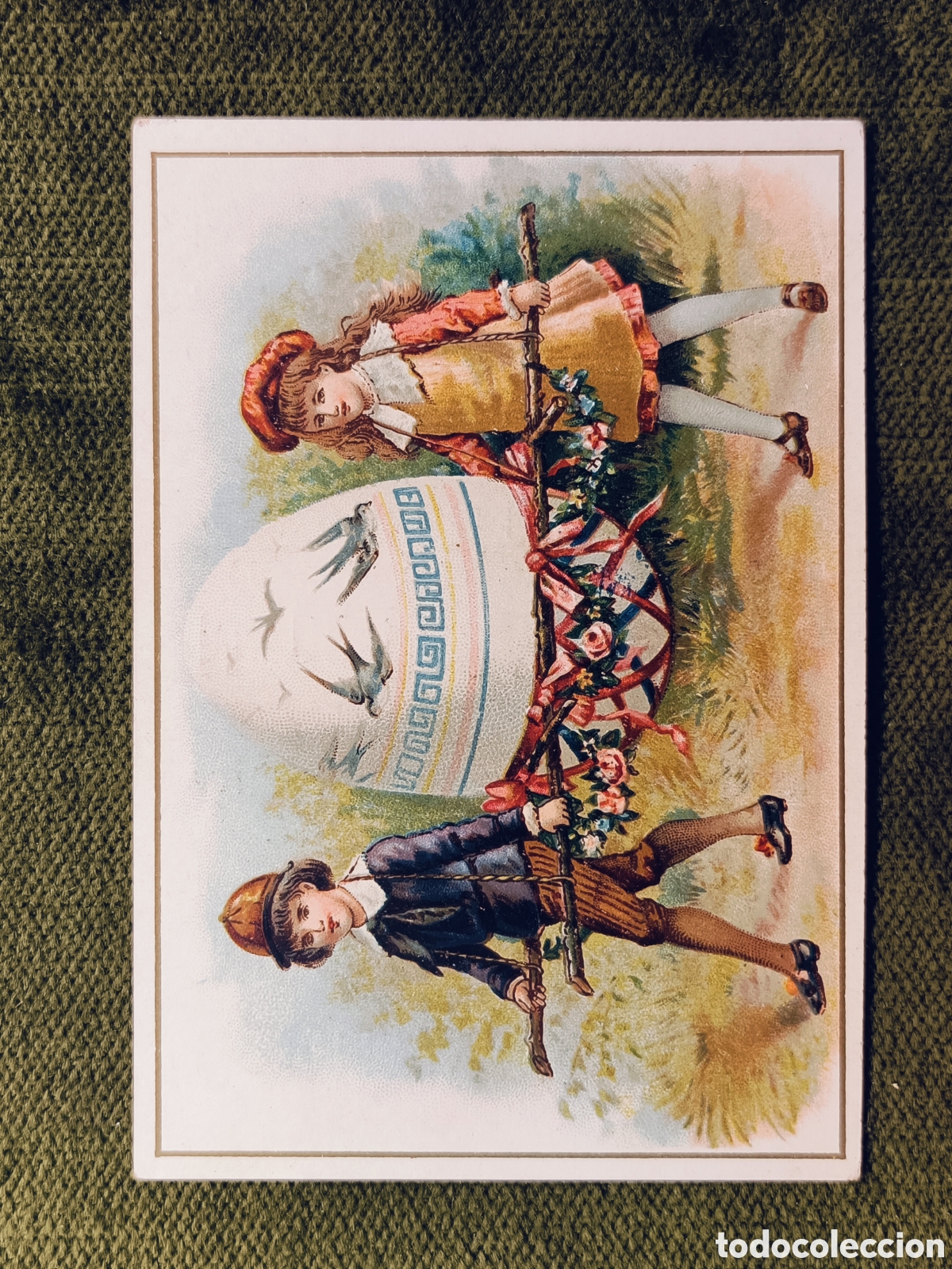 Colecionismo Cromos antigos: ANTIGUO Y MUY RARO CROMO . DESTILERIA DE SAN JOSE . MIRAFLORES DEL PALO . MALAGA . 10&times;7 CM