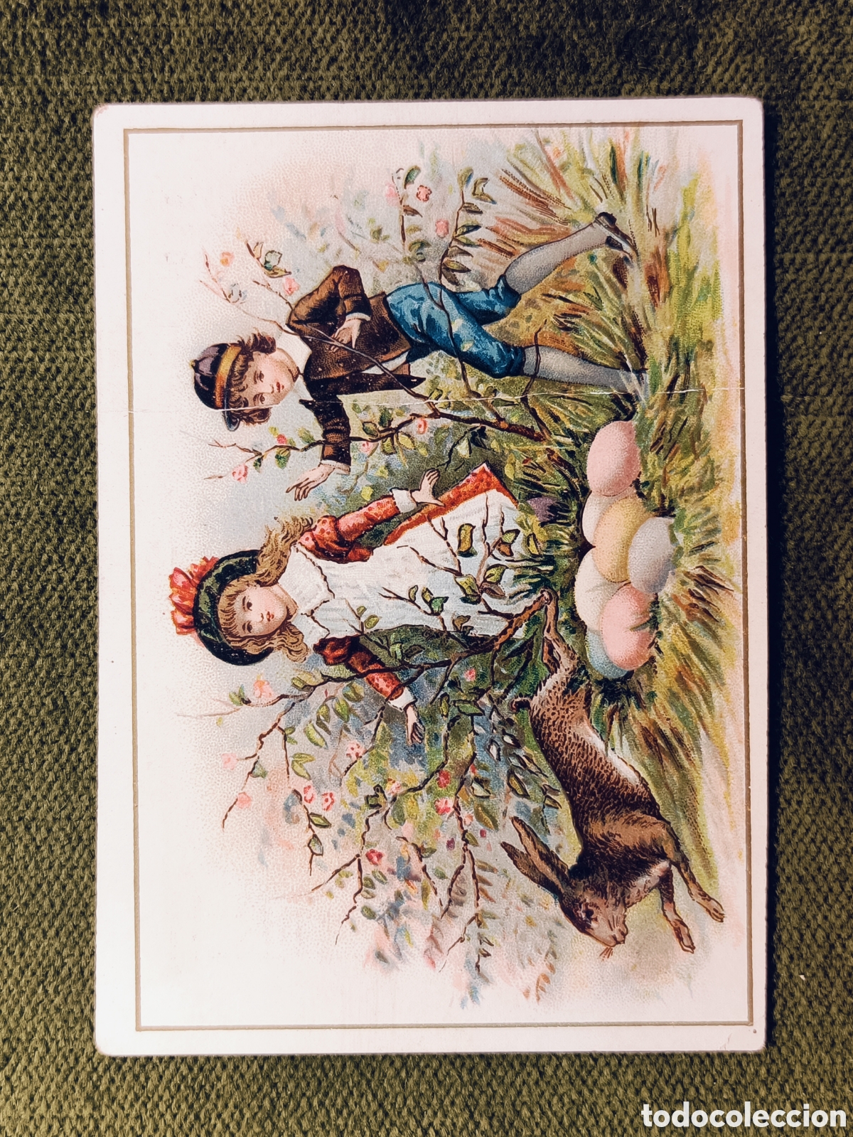 Colecionismo Cromos antigos: ANTIGUO Y MUY RARO CROMO . DESTILERIA DE SAN JOSE . MIRAFLORES DEL PALO . MALAGA . 10&times;7 CM