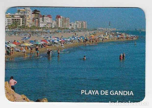 Coleccionismo cromos antiguos: CALENDARIO DE BOLSILLO A&Ntilde;O 2015 PLAYA DE GANDIA - AGENCIA INMOBILIARIA - VER FOTO REVERSO