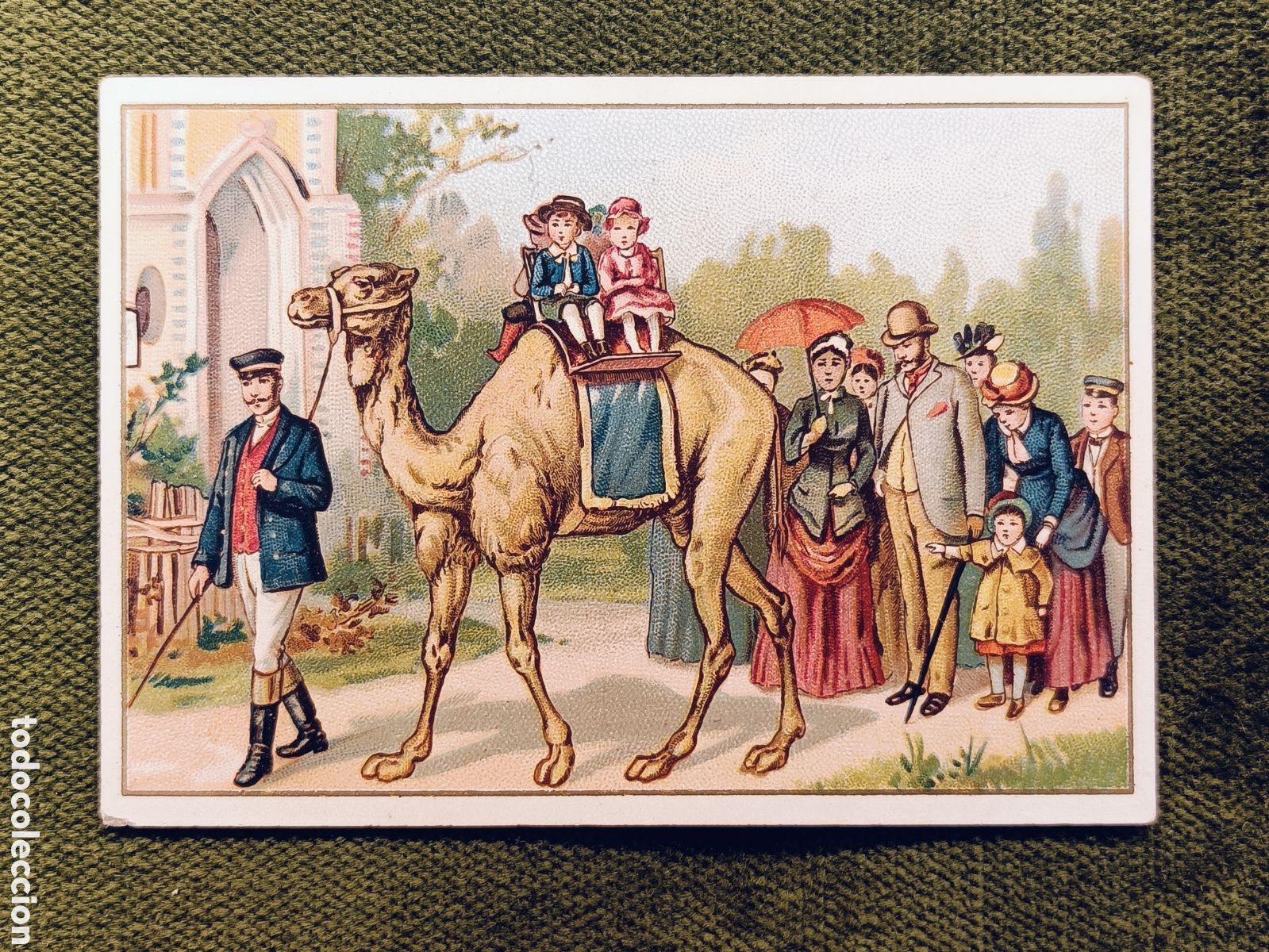 Coleccionismo cromos antiguos: ANTIGUO Y MUY RARO CROMO . DESTILERIA DE SAN JOSE . MIRAFLORES DEL PALO . MALAGA . 10&times;7 CM