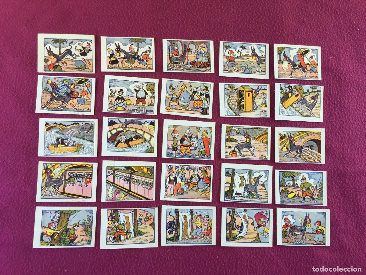 Coleccionismo cromos antiguos: Aventuras de la Burra Nicolasa, de Ed. Gato Negro de 120 cromos a falta de 7 cromos -&acute;A&ntilde;os 20