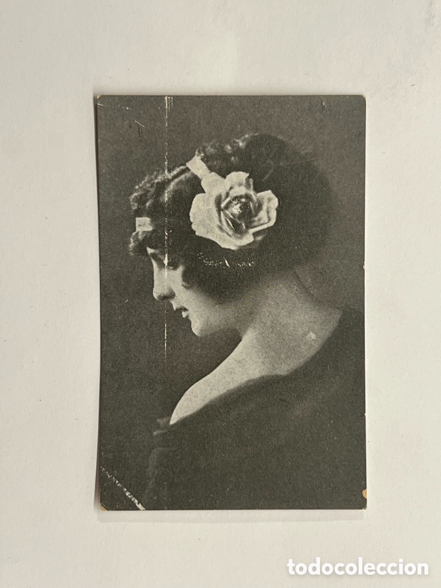 Coleccionismo cromos antiguos: CROMO CHOCOLATE AMATLLER, Barcelona.. Mujer de perfil