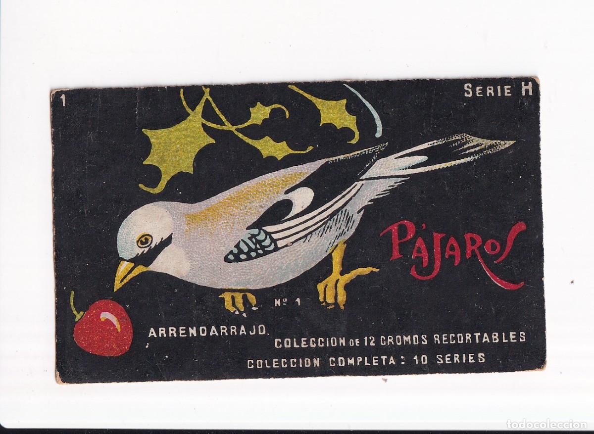Coleccionismo cromos antiguos: HISTORIA NATURAL : SERIE H, NUMERO : 1, ARRENOARRAJO : CHOCOLATES GUILLEM