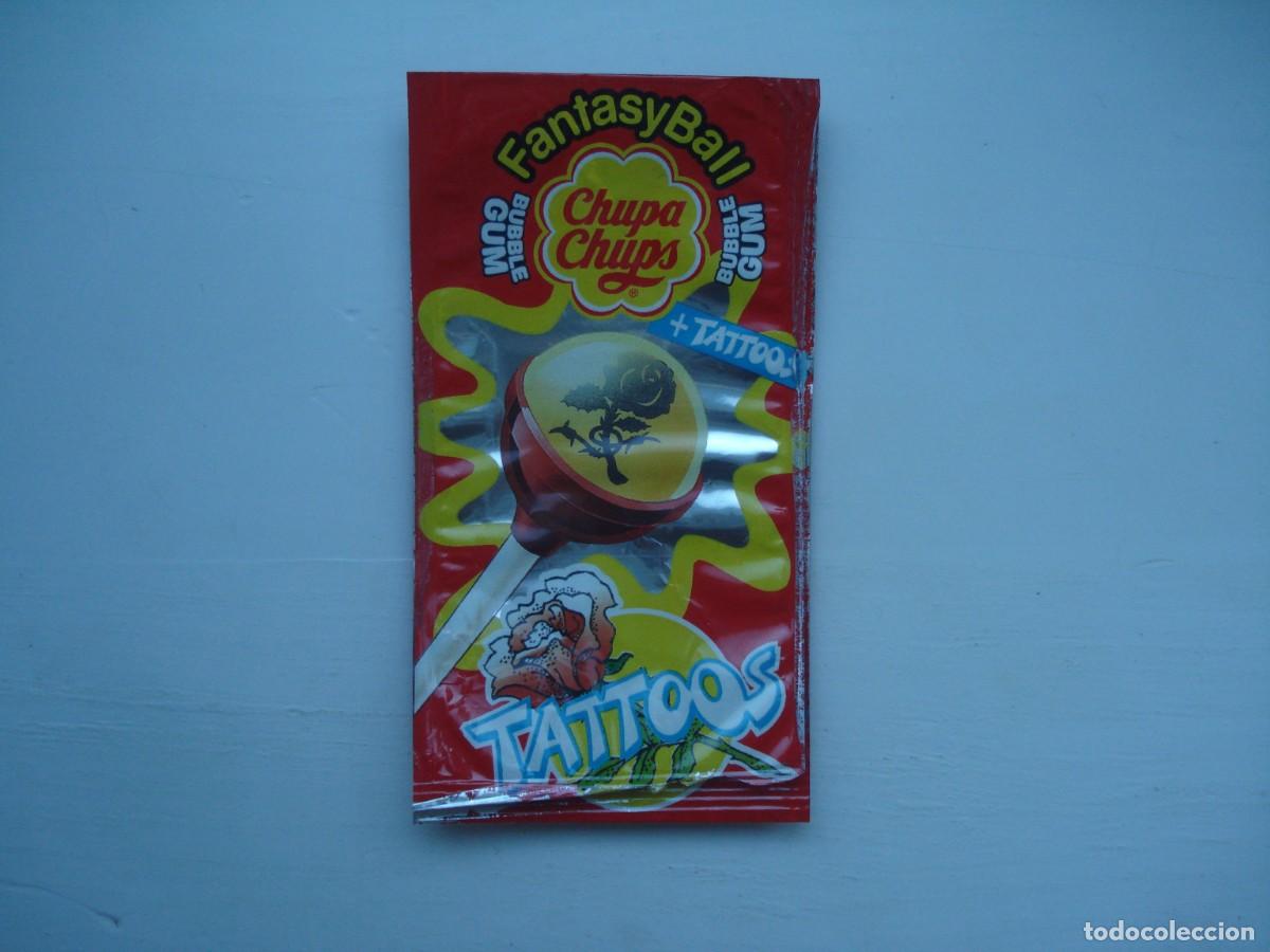 Coleccionismo cromos antiguos: FANTASY BALL CHUPA CHUPS TATTOOS ENVOLTORIO CROMOS CHICLES! WRAPPER KAUGUMMI BUBBLE GUM!