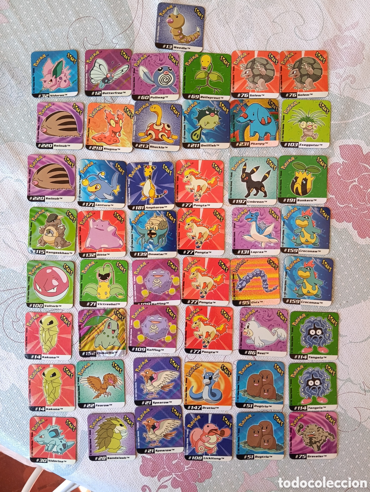 Coleccionismo cromos antiguos: Lote Staks Pok&eacute;mon Jontho League Champions