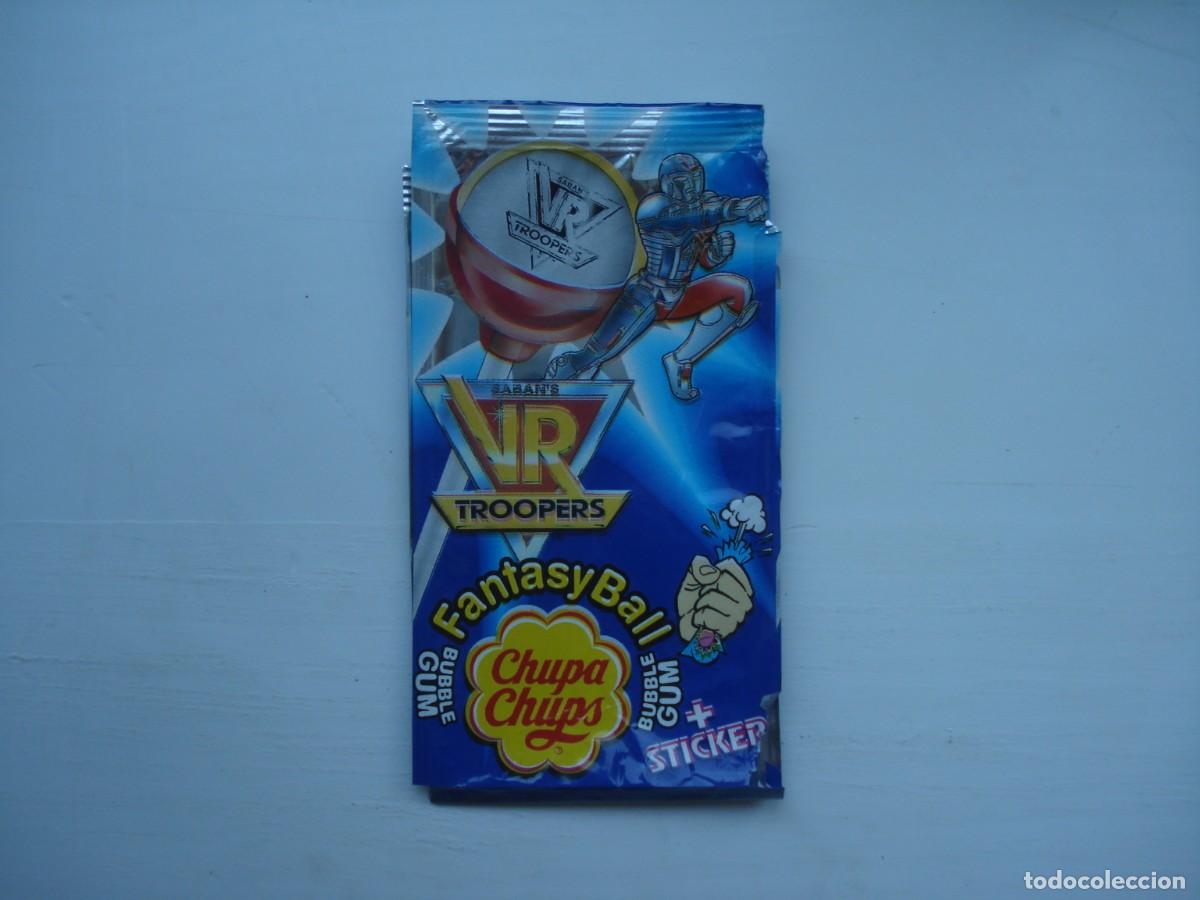 Coleccionismo cromos antiguos: FANTASY BALL CHUPA CHUPS VR TROOPERS ENVOLTORIO CROMOS CHICLES! WRAPPER KAUGUMMI BUBBLE GUM!