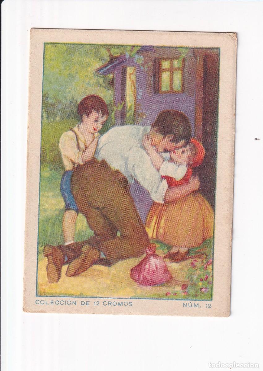 Coleccionismo cromos antiguos: LA CASITA DE TURRON : NUMERO 12 .- CHOCOLATES SELECTOS EVARISTO JUNCOSA FA&Ntilde;ELLA