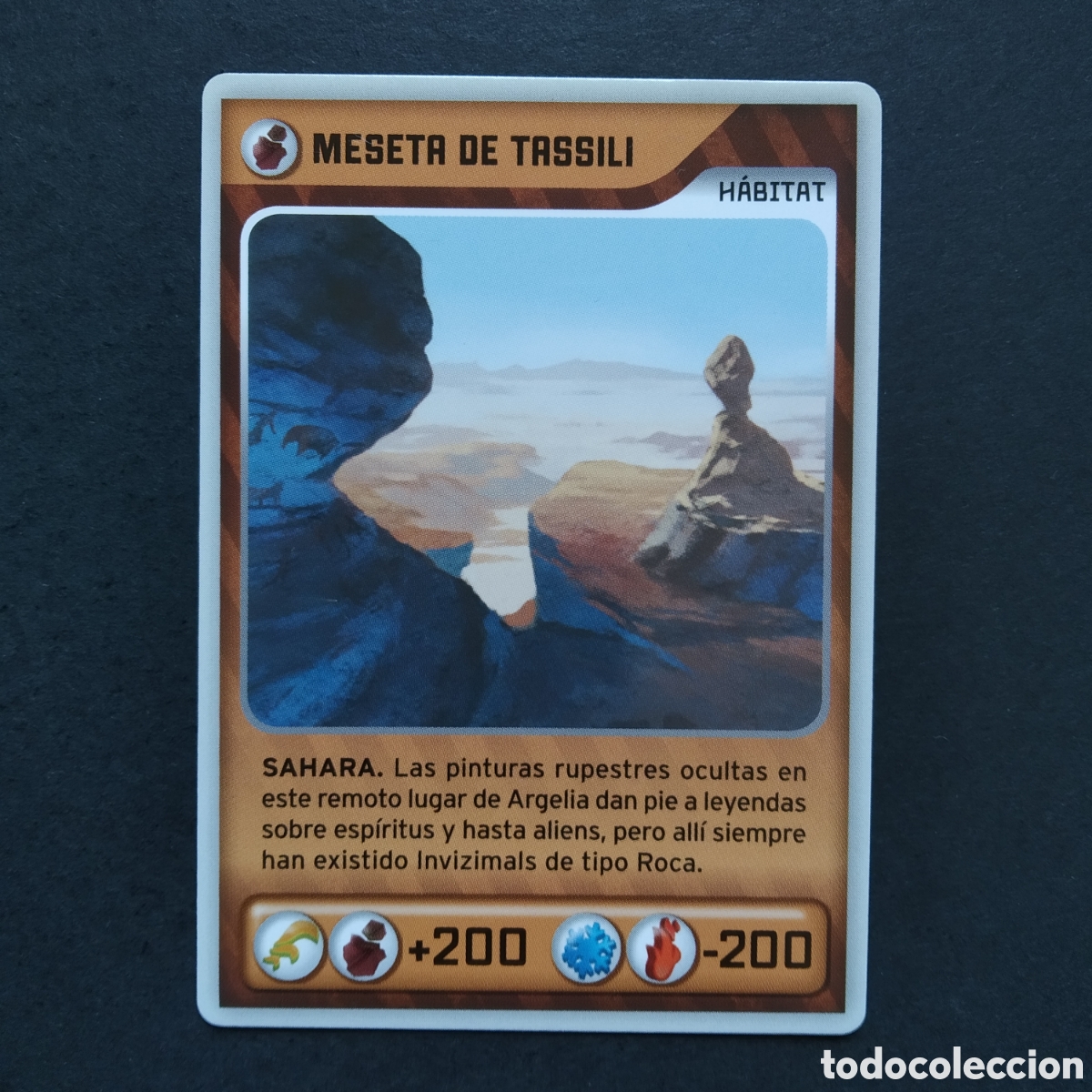 Coleccionismo cromos antiguos: CROMO - N&ordm; 461 - MESETA DE TASSILI - INVIZIMALS, DESAFIOS OCULTOS - PANINI - A&Ntilde;O 2013