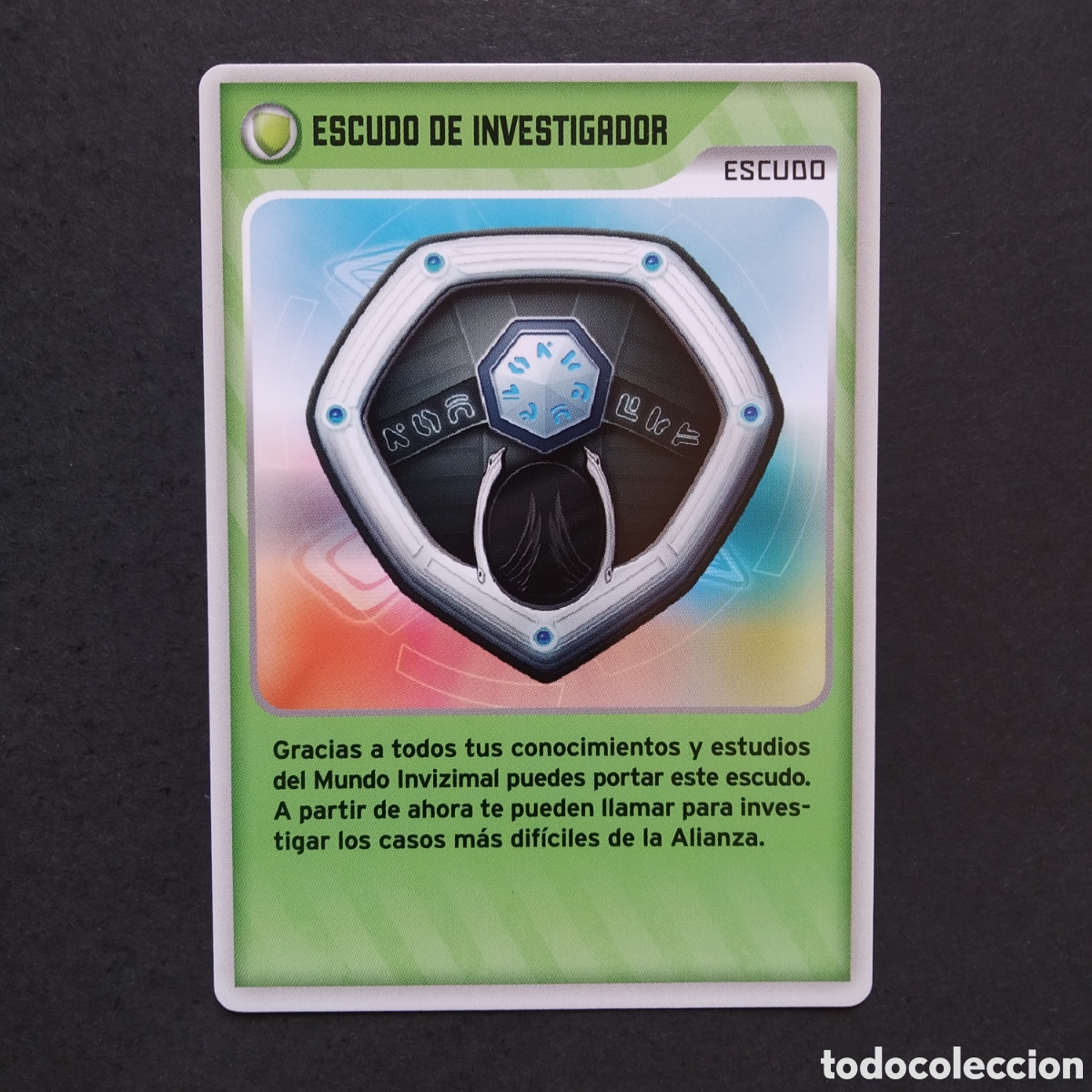 Coleccionismo cromos antiguos: CROMO - N&ordm; 465 - ESCUDO DE INVESTIGADOR - INVIZIMALS, DESAFIOS OCULTOS - PANINI - A&Ntilde;O 2013