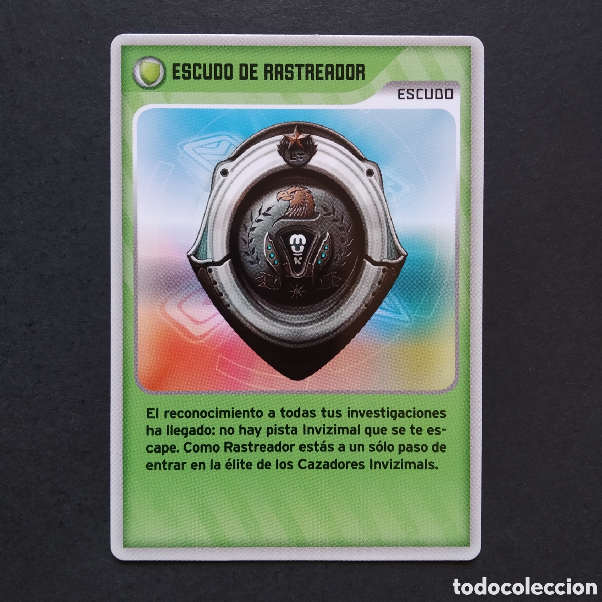 Coleccionismo cromos antiguos: CROMO - N&ordm; 466 - ESCUDO DE RASTREADOR - INVIZIMALS, DESAFIOS OCULTOS - PANINI - A&Ntilde;O 2013