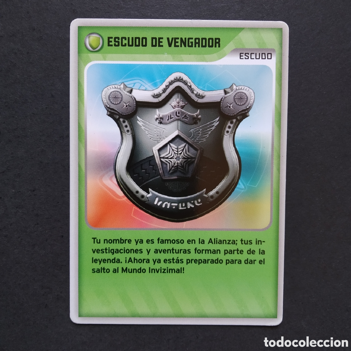 Coleccionismo cromos antiguos: CROMO - N&ordm; 468 - ESCUDO DE VENGADOR - INVIZIMALS, DESAFIOS OCULTOS - PANINI - A&Ntilde;O 2013