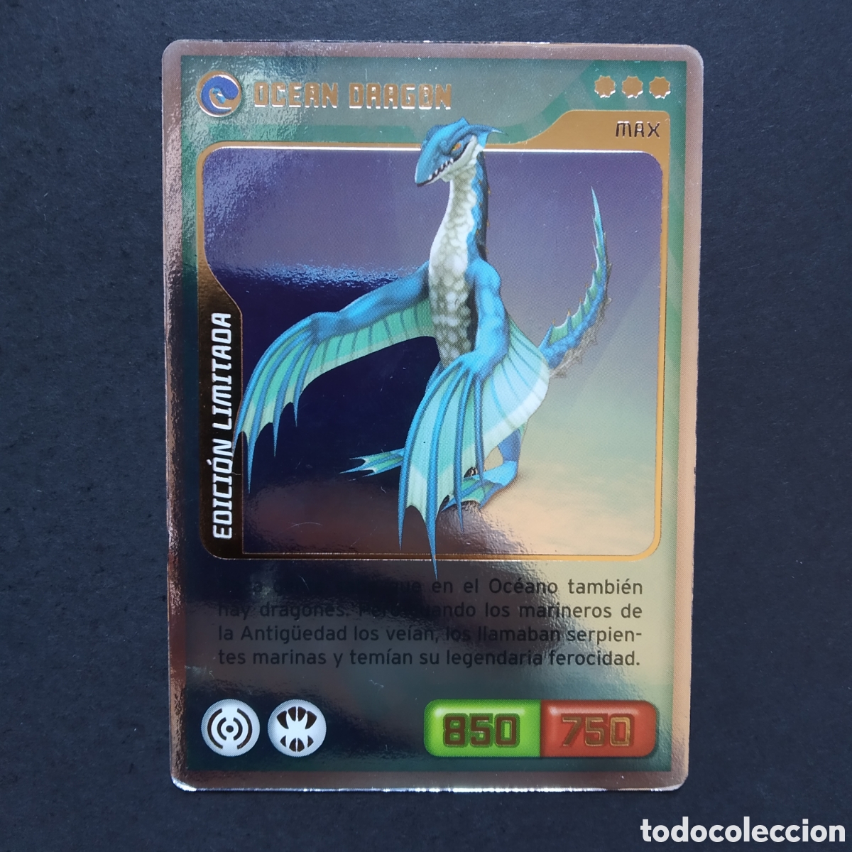 Coleccionismo cromos antiguos: CROMO - N&ordm; X08 - OCEAN DRAGON - INVIZIMALS, DESAFIOS OCULTOS - PANINI - A&Ntilde;O 2013
