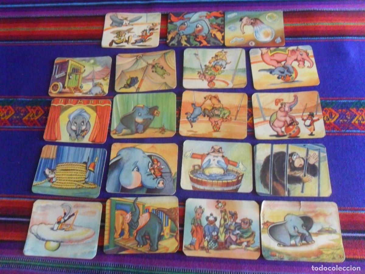 Coleccionismo cromos antiguos: CROMO NUNCA PEGADO DUMBO FHER N&ordm; 1 8 28 36 69 88 109 115 126 130 135 137 141 143 147 178 190 192 230