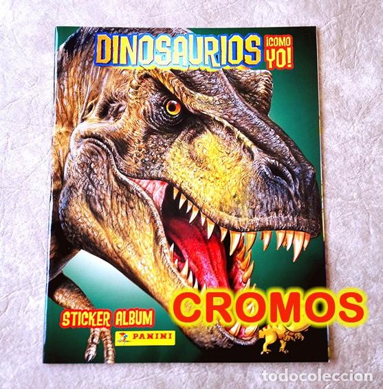 Coleccionismo cromos antiguos: Lote 124 cromos de Dinosaurios como yo, panini