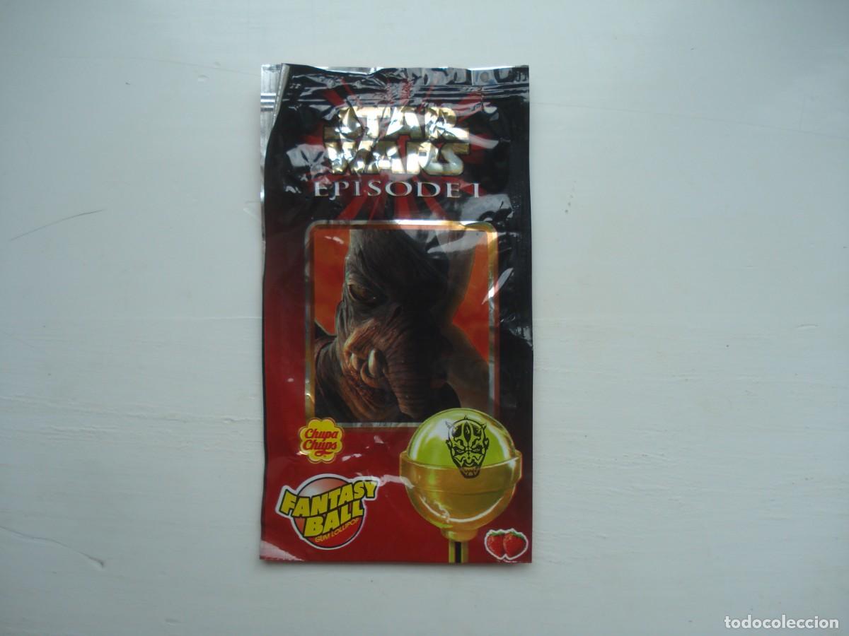 Coleccionismo cromos antiguos: FANTASY BALL CHUPA CHUPS STAR WARS ENVOLTORIO CROMOS CHICLES! WRAPPER KAUGUMMI BUBBLE GUM!