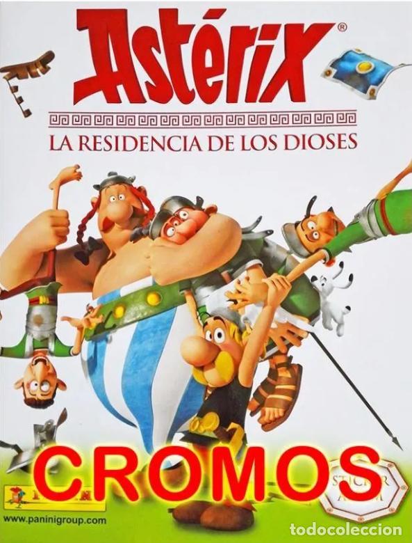 Coleccionismo cromos antiguos: Lote de 140 cromos de Asterix la residencia de los dioses, panini