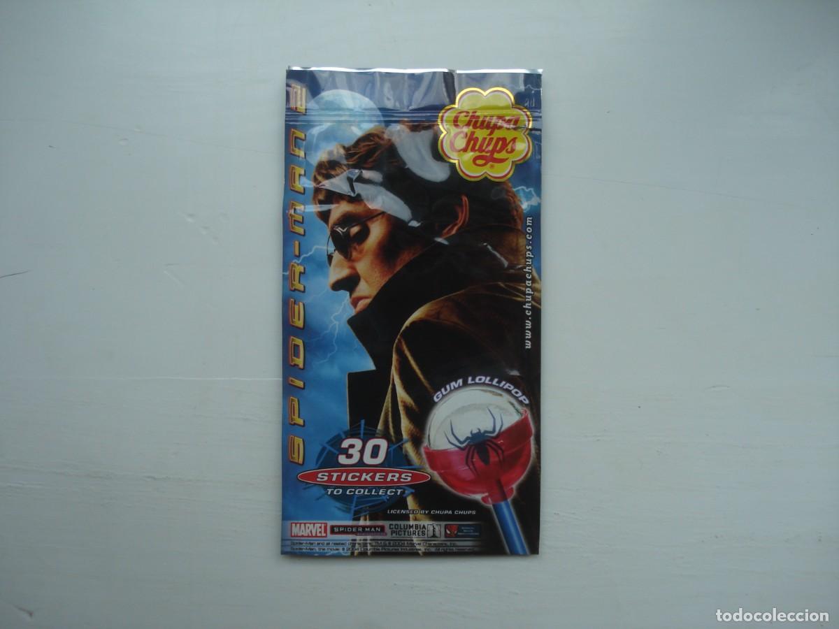 Coleccionismo cromos antiguos: CHUPA CHUPS SPIDERMAN MARVEL ENVOLTORIO CROMOS CHICLES! WRAPPER KAUGUMMI BUBBLE GUM!