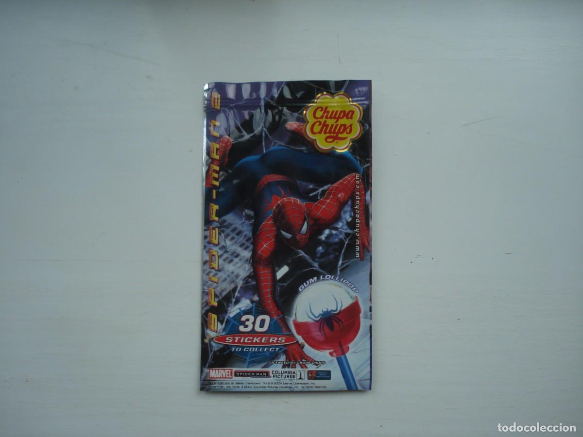 Coleccionismo cromos antiguos: CHUPA CHUPS SPIDERMAN MARVEL ENVOLTORIO CROMOS CHICLES! WRAPPER KAUGUMMI BUBBLE GUM!