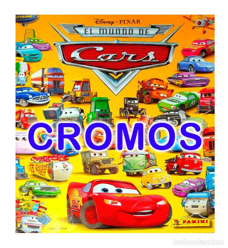 Coleccionismo cromos antiguos: Lote de 14 cromos El mundo de cars, disney pixar, panini