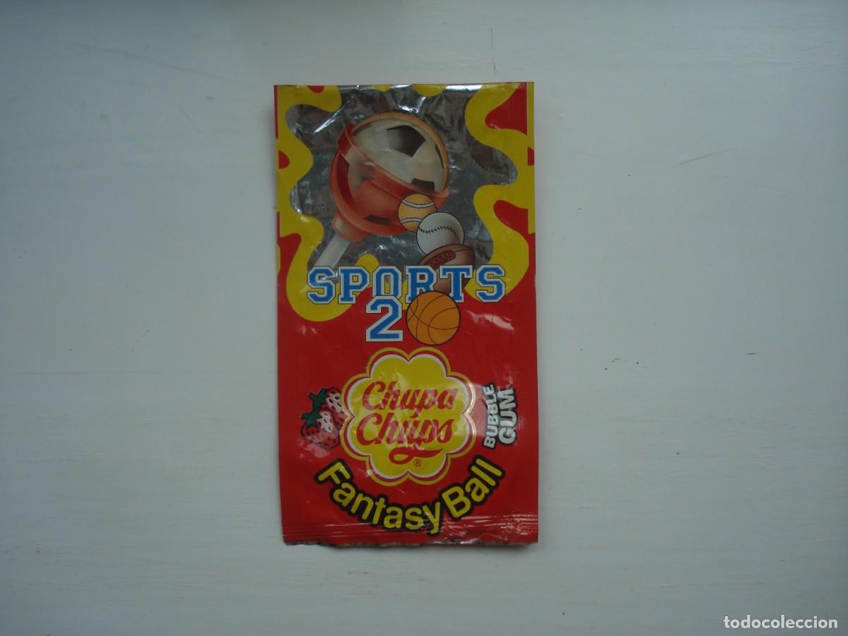 Coleccionismo cromos antiguos: FANTASY BALL CHUPA CHUPS SPORTS ENVOLTORIO CROMOS CHICLES! WRAPPER KAUGUMMI BUBBLE GUM!