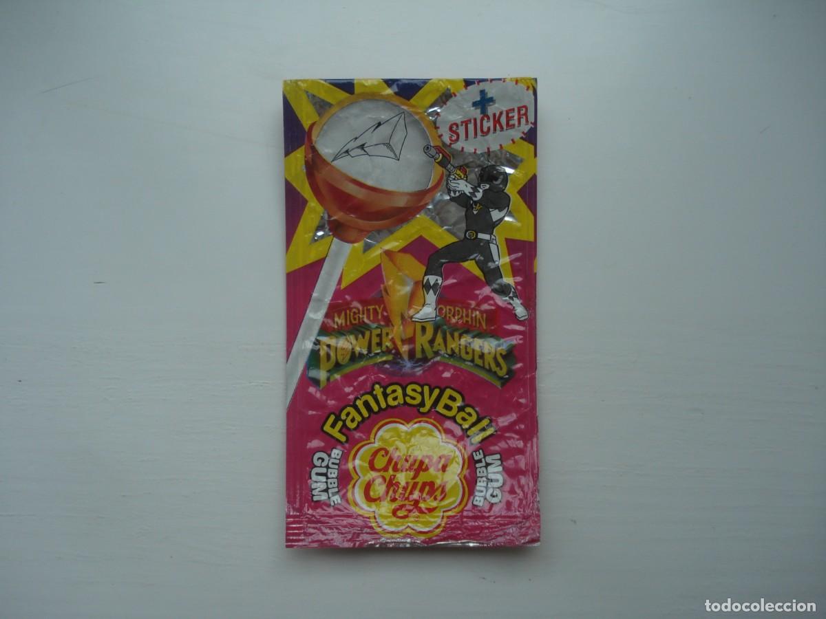Sammeln alte Sammelbilder: FANTASY BALL CHUPA CHUPS POWER RANGERS ENVOLTORIO CROMOS CHICLES! WRAPPER KAUGUMMI BUBBLE GUM!