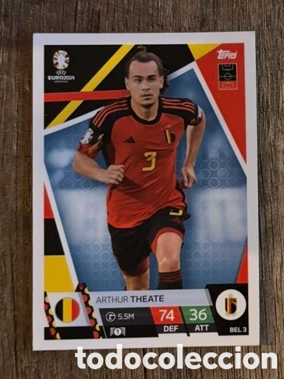 Coleccionismo cromos antiguos: THEATE BELGICA 3 Topps Match Attax Euro 2024