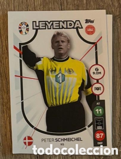 Coleccionismo cromos antiguos: 95 SCHMEICHEL DINAMARCA LEYENDA Topps Match Attax Euro 2024