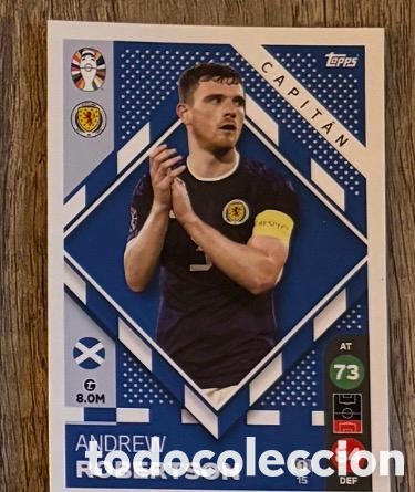 Coleccionismo cromos antiguos: 15 ROBERTSON ESCOCIA Topps Match Attax Euro 2024