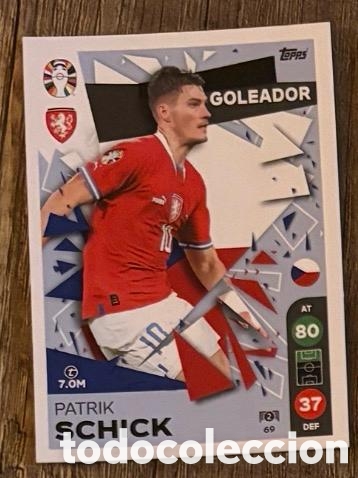 Coleccionismo cromos antiguos: 69 SCHICK REP&Uacute;BLICA CHECA Topps Match Attax Euro 2024