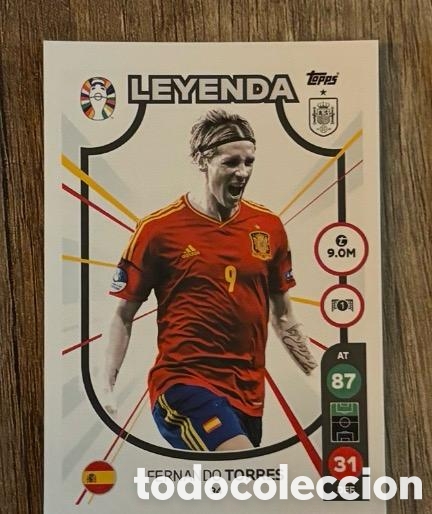 Coleccionismo cromos antiguos: 94 FERNANDO TORRES LEYENDA Topps Match Attax Euro 2024