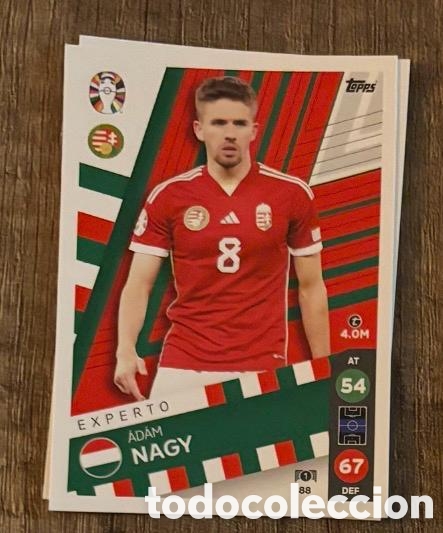 Coleccionismo cromos antiguos: 88 NAGY HUNGRIA Topps Match Attax Euro 2024